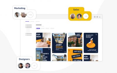 Marketing Team, designers and sales team are using a digital asset management