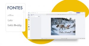 Fontes para cartão de Natal