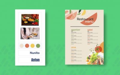 how to create a menu using desygner tutorial
